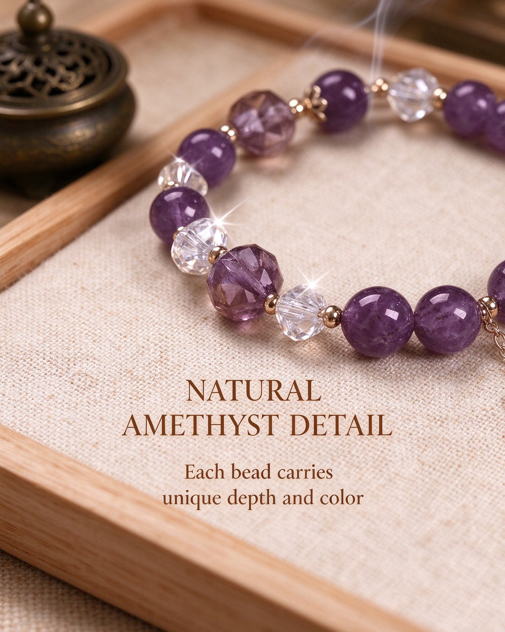 Handcrafted beaded bracelet, Bracelet of Courage for daily wear, keepsake jewelry gift