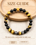 Handmade natural stone zen bracelet for meditation, oriental mindful jewelry