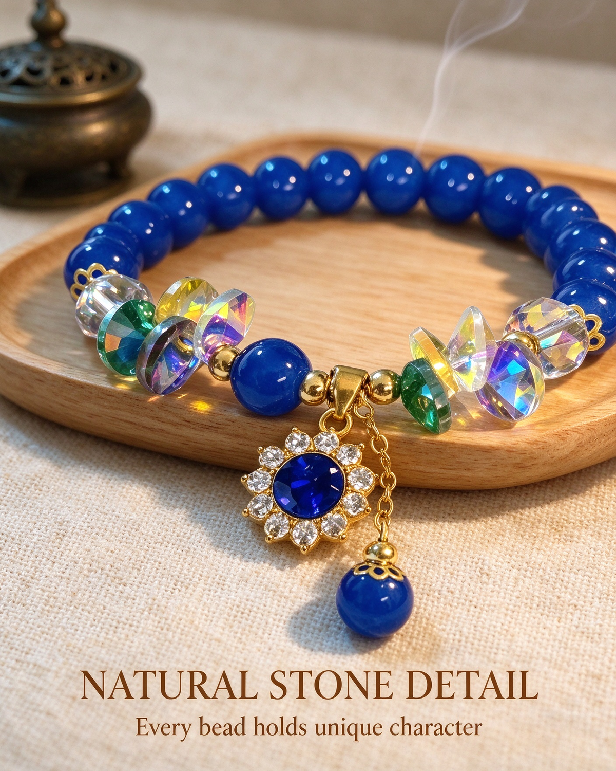 Handcrafted beaded bracelet, Bracelet of Courage for daily wear, keepsake jewelry gift