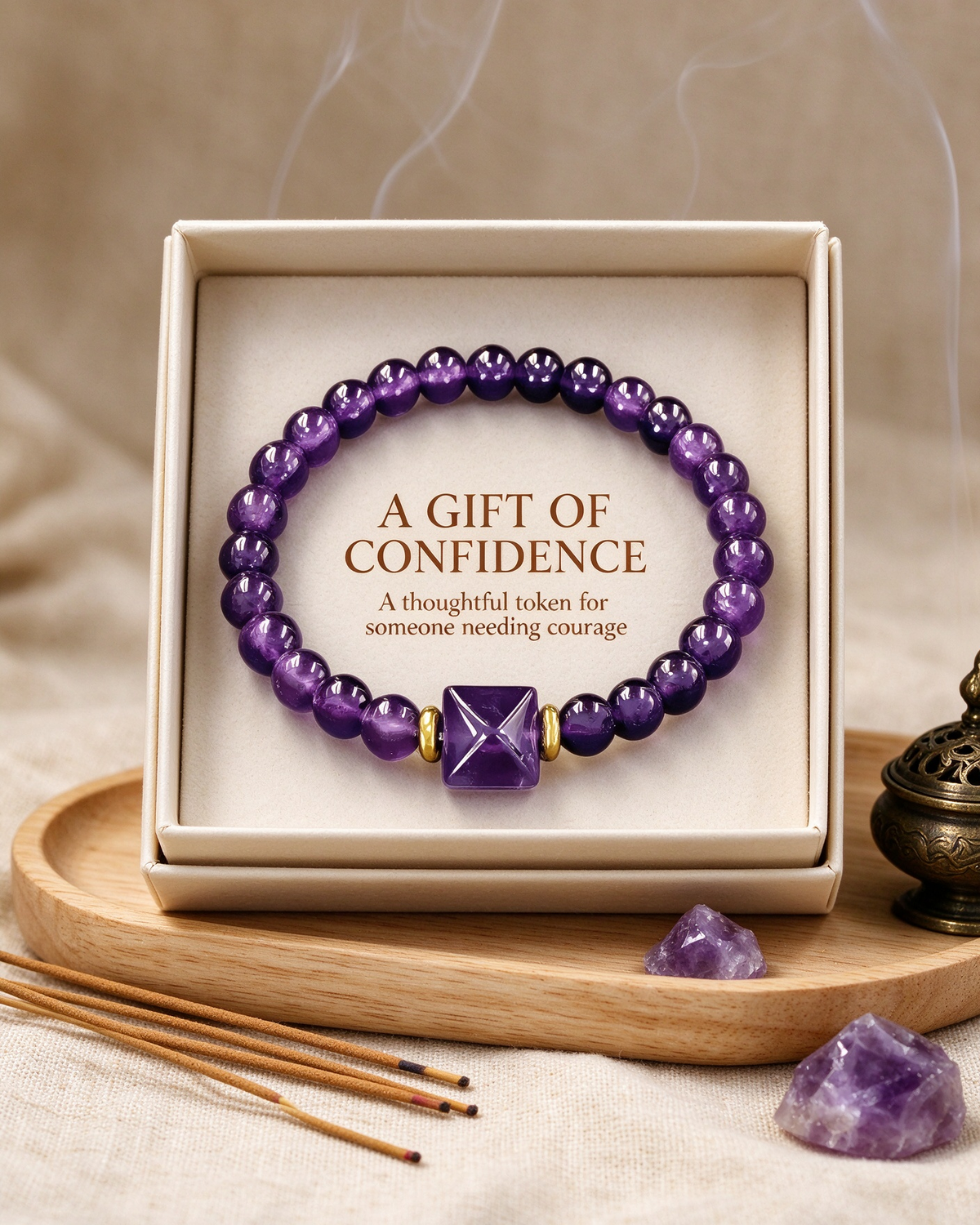 Handcrafted beaded bracelet, Bracelet of Courage for daily wear, keepsake jewelry gift