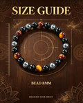 Handmade natural stone zen bracelet for meditation, oriental mindful jewelry