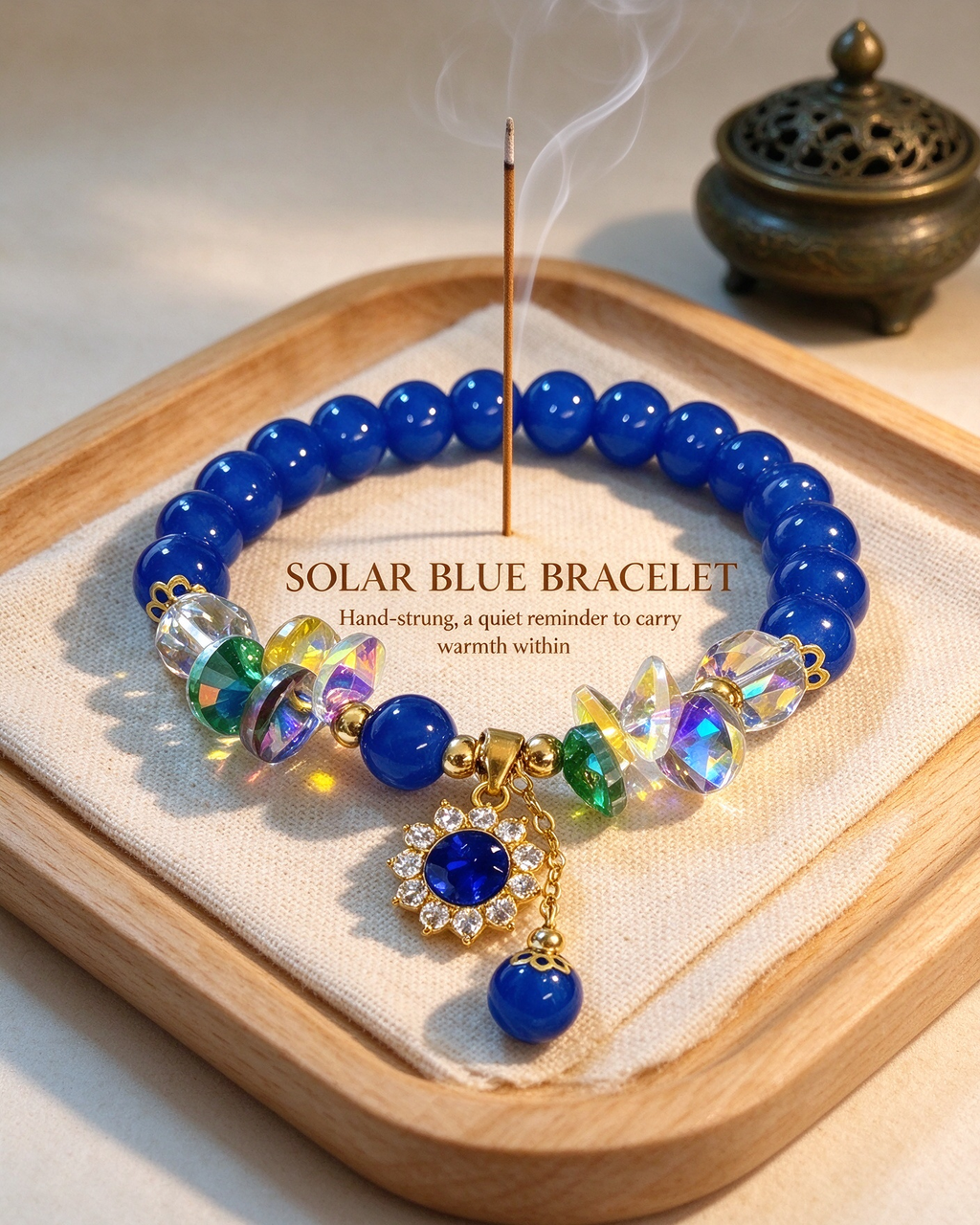 Handcrafted beaded bracelet, Bracelet of Courage for daily wear, keepsake jewelry gift